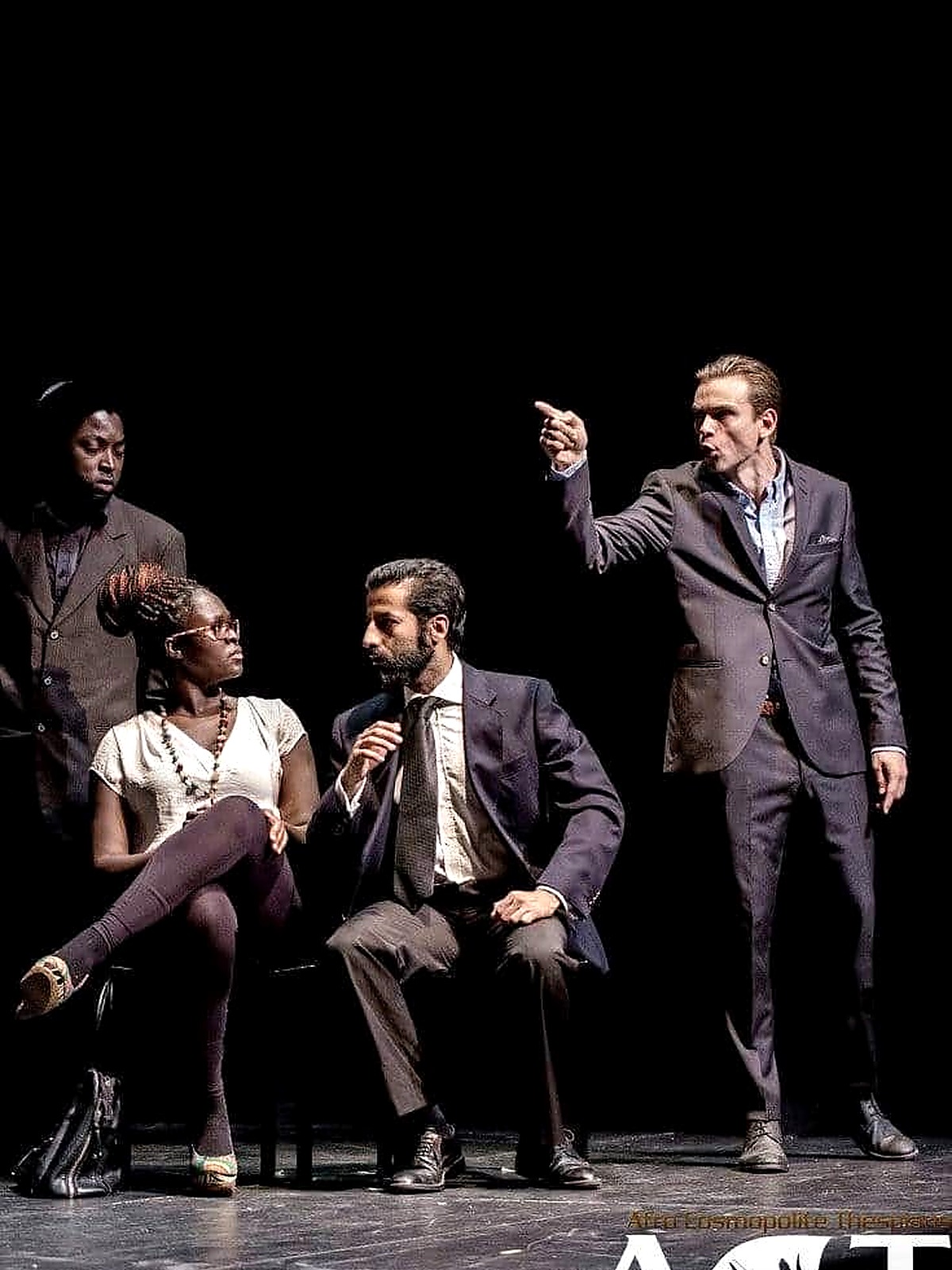 Courtroom-like confrontation in The Merchant of Venice.