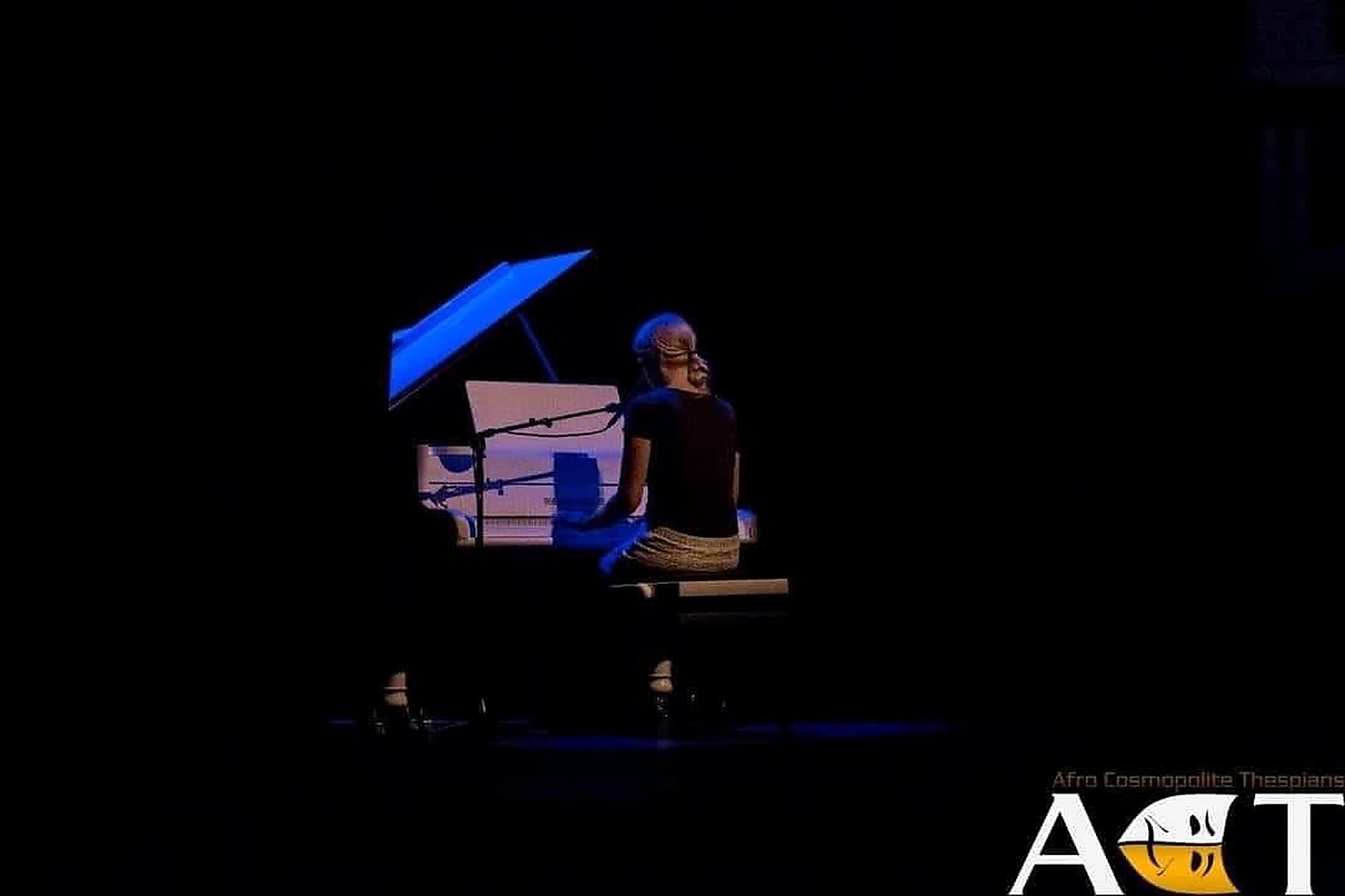 Empty stage memory image from The Merchant of Venice.