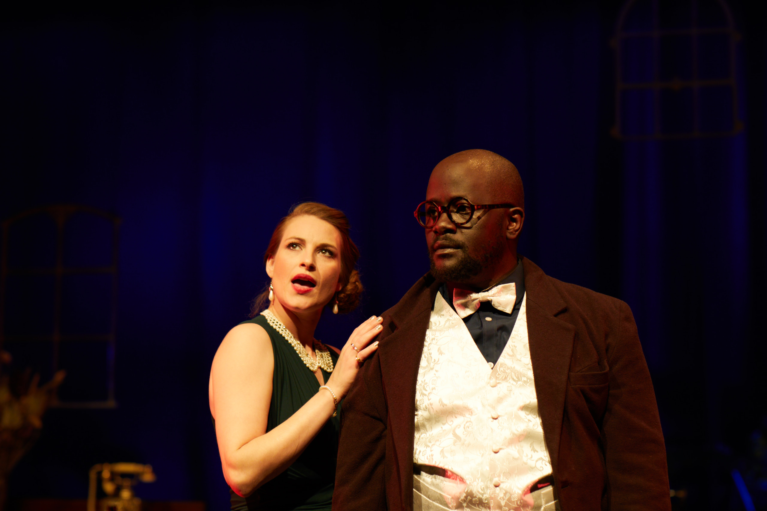 Julie and Jean in close confrontation.